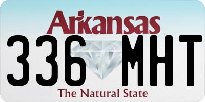 AR license plate 336MHT