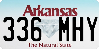 AR license plate 336MHY