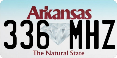 AR license plate 336MHZ