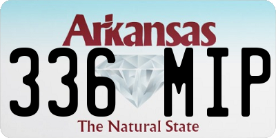 AR license plate 336MIP