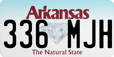 AR license plate 336MJH