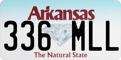 AR license plate 336MLL