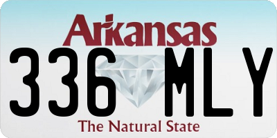 AR license plate 336MLY
