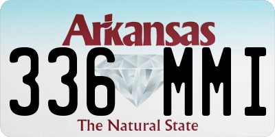 AR license plate 336MMI