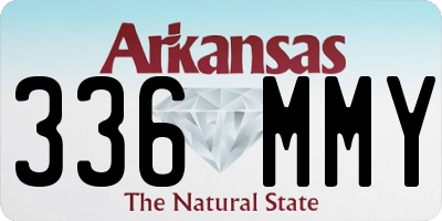 AR license plate 336MMY