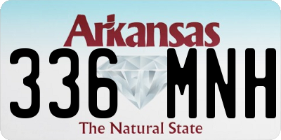 AR license plate 336MNH