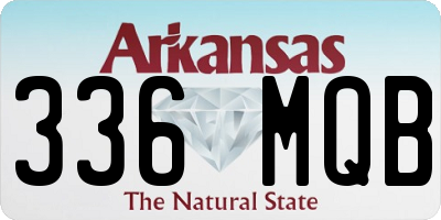 AR license plate 336MQB