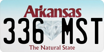 AR license plate 336MST
