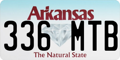 AR license plate 336MTB