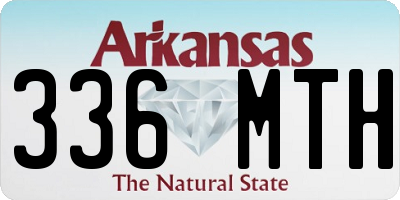 AR license plate 336MTH