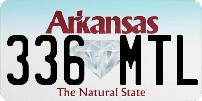AR license plate 336MTL