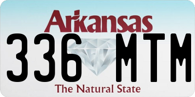 AR license plate 336MTM