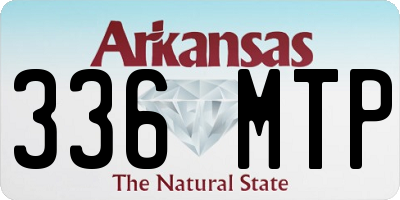 AR license plate 336MTP