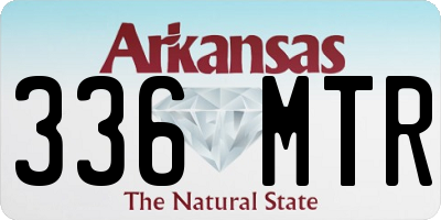 AR license plate 336MTR