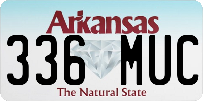 AR license plate 336MUC