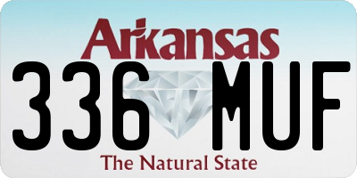 AR license plate 336MUF