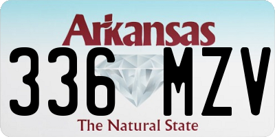 AR license plate 336MZV
