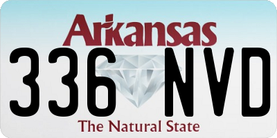 AR license plate 336NVD