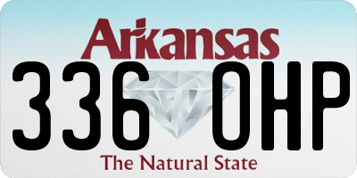 AR license plate 336OHP