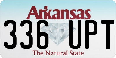 AR license plate 336UPT