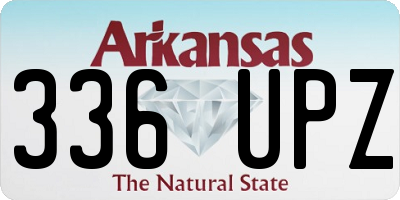 AR license plate 336UPZ