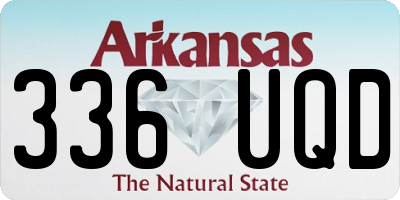 AR license plate 336UQD