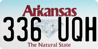 AR license plate 336UQH