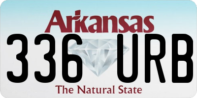 AR license plate 336URB
