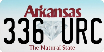 AR license plate 336URC