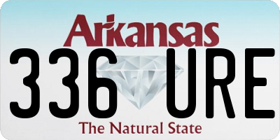 AR license plate 336URE
