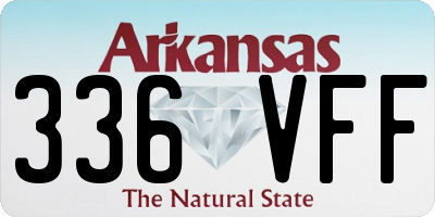 AR license plate 336VFF