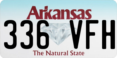 AR license plate 336VFH