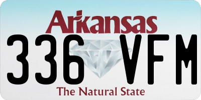 AR license plate 336VFM