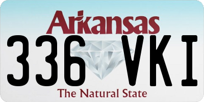 AR license plate 336VKI