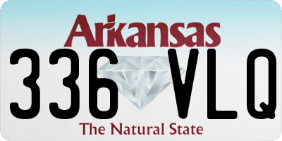 AR license plate 336VLQ