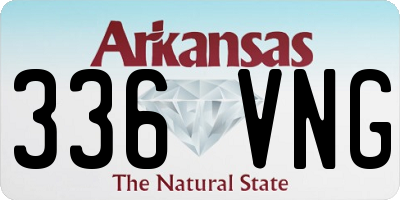 AR license plate 336VNG