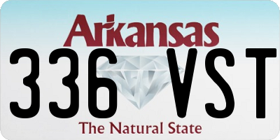 AR license plate 336VST