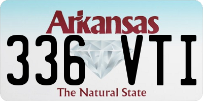 AR license plate 336VTI