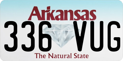 AR license plate 336VUG