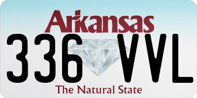 AR license plate 336VVL
