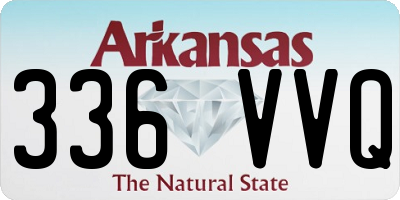 AR license plate 336VVQ