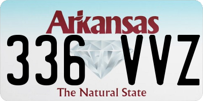 AR license plate 336VVZ