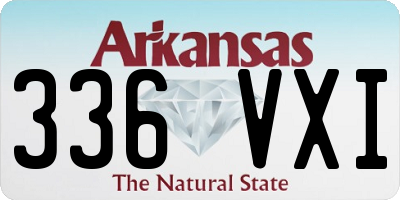 AR license plate 336VXI