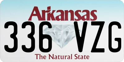 AR license plate 336VZG