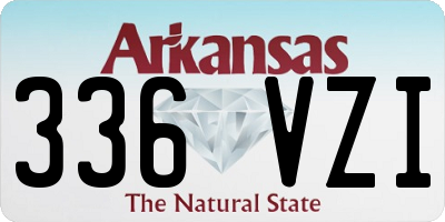 AR license plate 336VZI