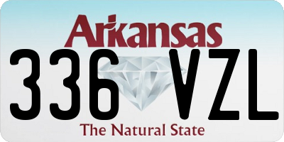AR license plate 336VZL
