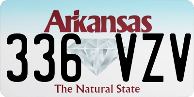 AR license plate 336VZV