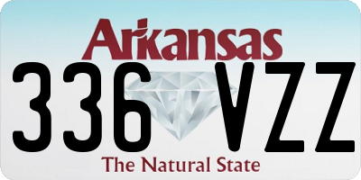AR license plate 336VZZ