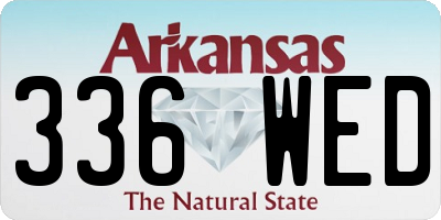 AR license plate 336WED