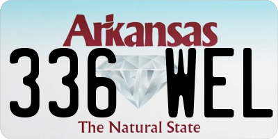 AR license plate 336WEL